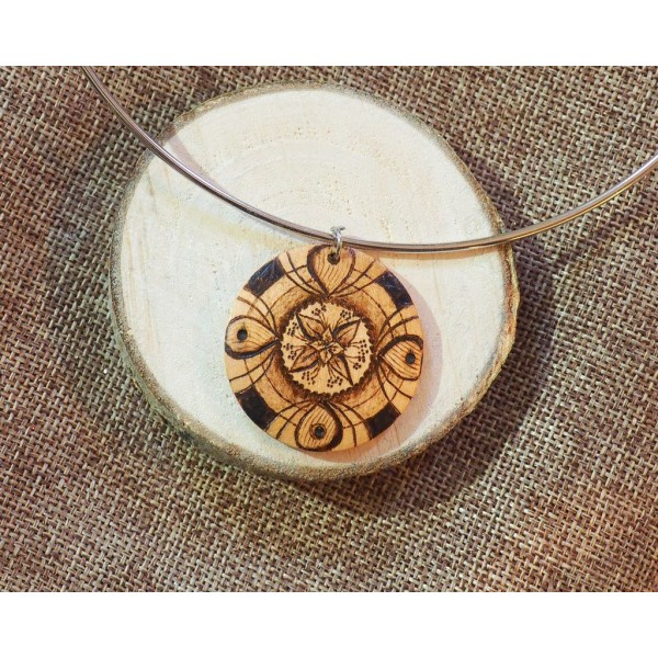 Mandala D pendant